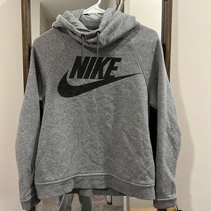 Nike hoodie with scoop neck
